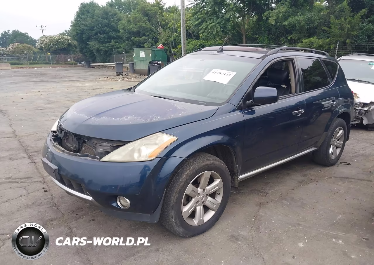 2006 Nissan Murano Sl VIN:JN8AZ08W96W515513 - 2
