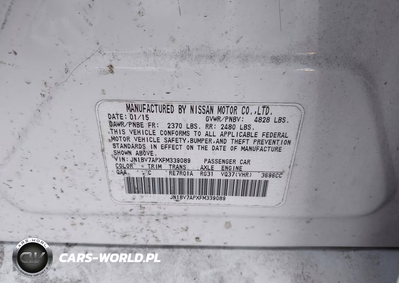 2015 Infiniti Q50 Premium VIN:JN1BV7APXFM339089 - 9
