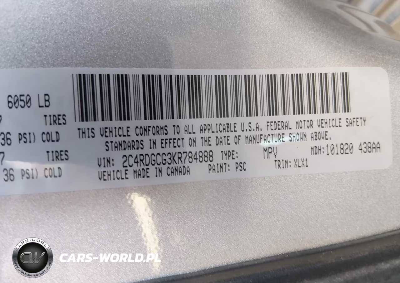 2019 Dodge Grand Caravan Sxt VIN:2C4RDGCG3KR784888 - 9