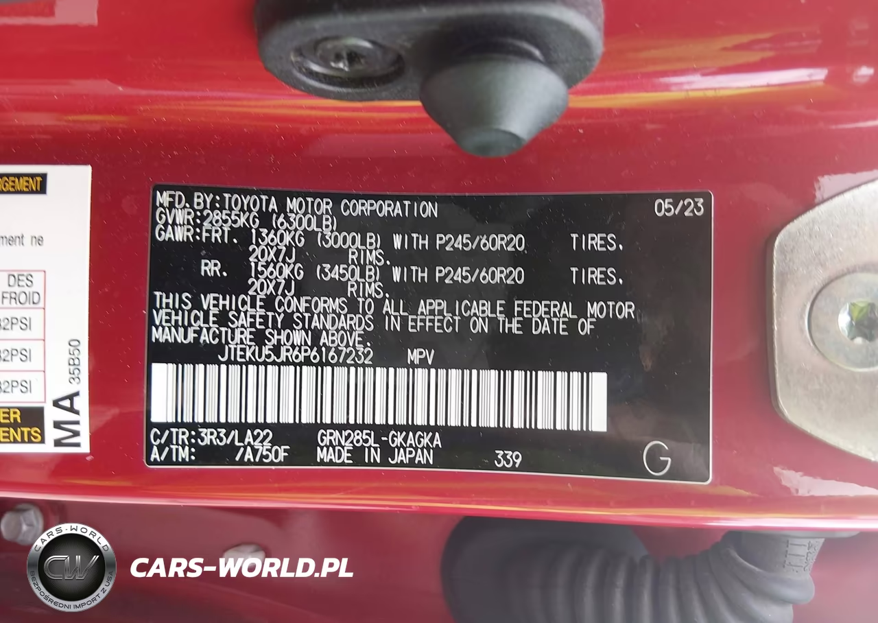 2023 Toyota 4Runner Limited VIN:JTEKU5JR6P6167232 - 9