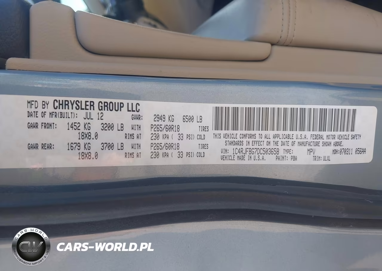 2013 Jeep Grand Cherokee Limited VIN:1C4RJFBG7DC503658 - 9