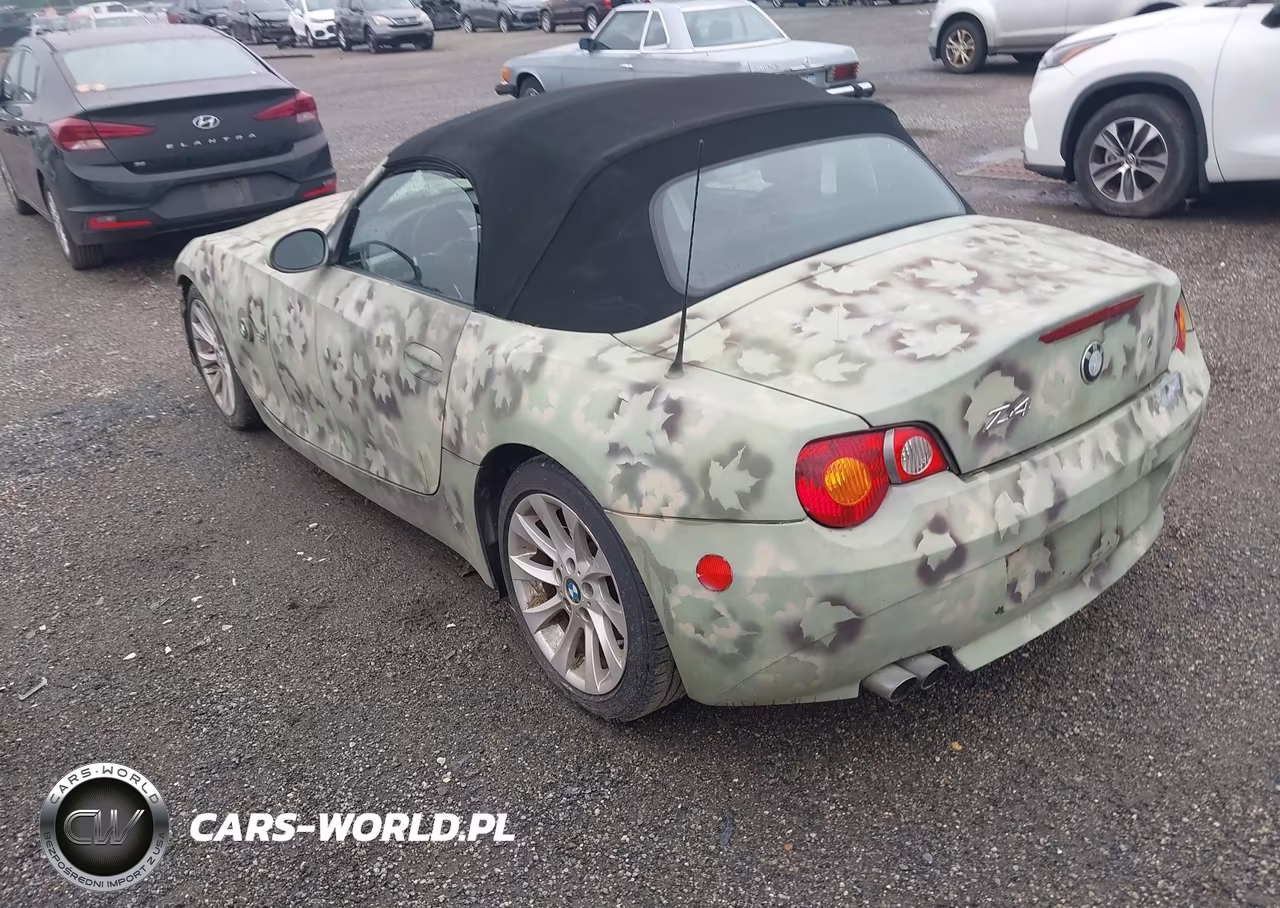 2003 BMW Z4 3.0I VIN:4USBT53483LU02082 - 3
