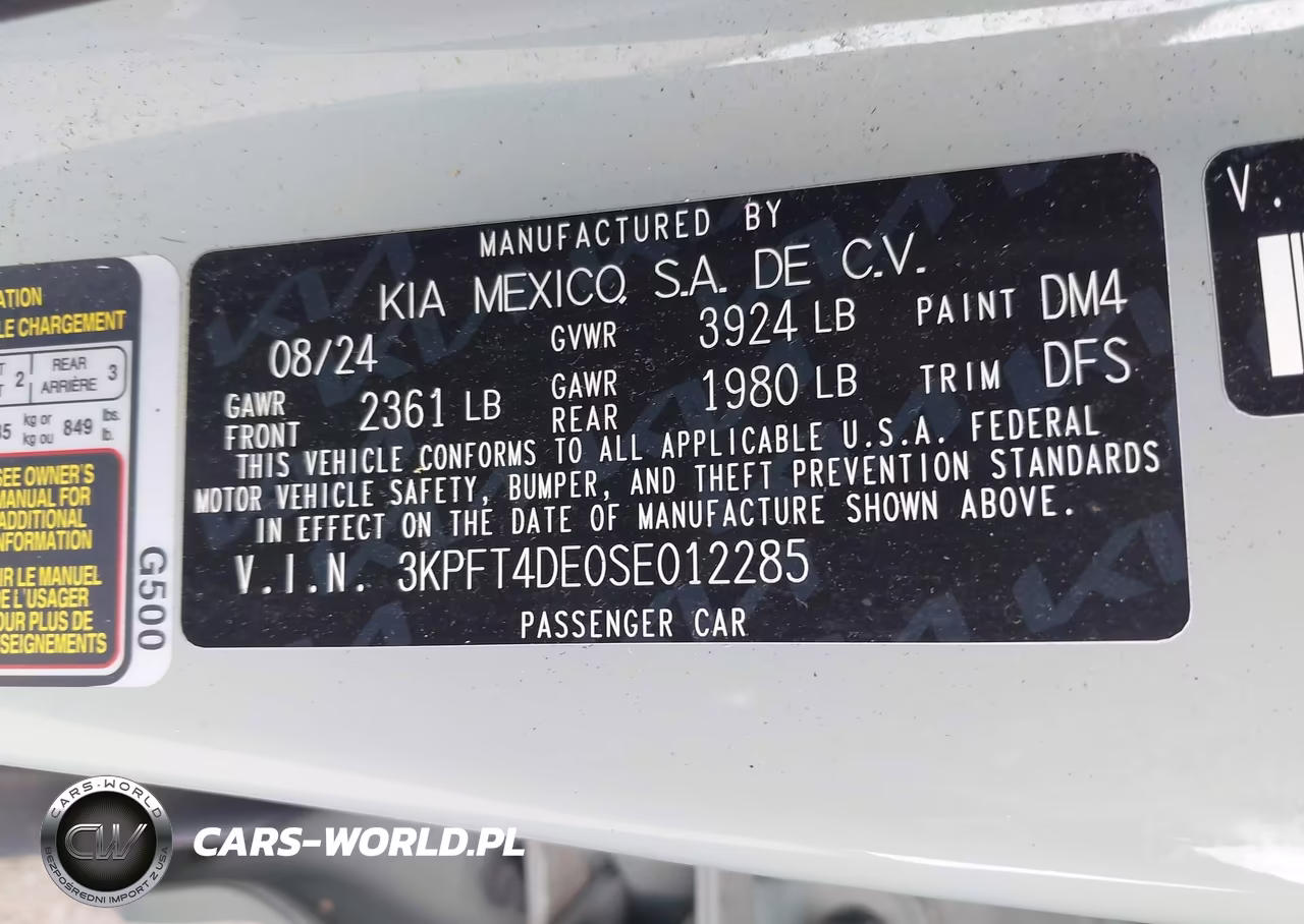 2025 Kia K4 Lxs VIN:3KPFT4DE0SE012285 - 9