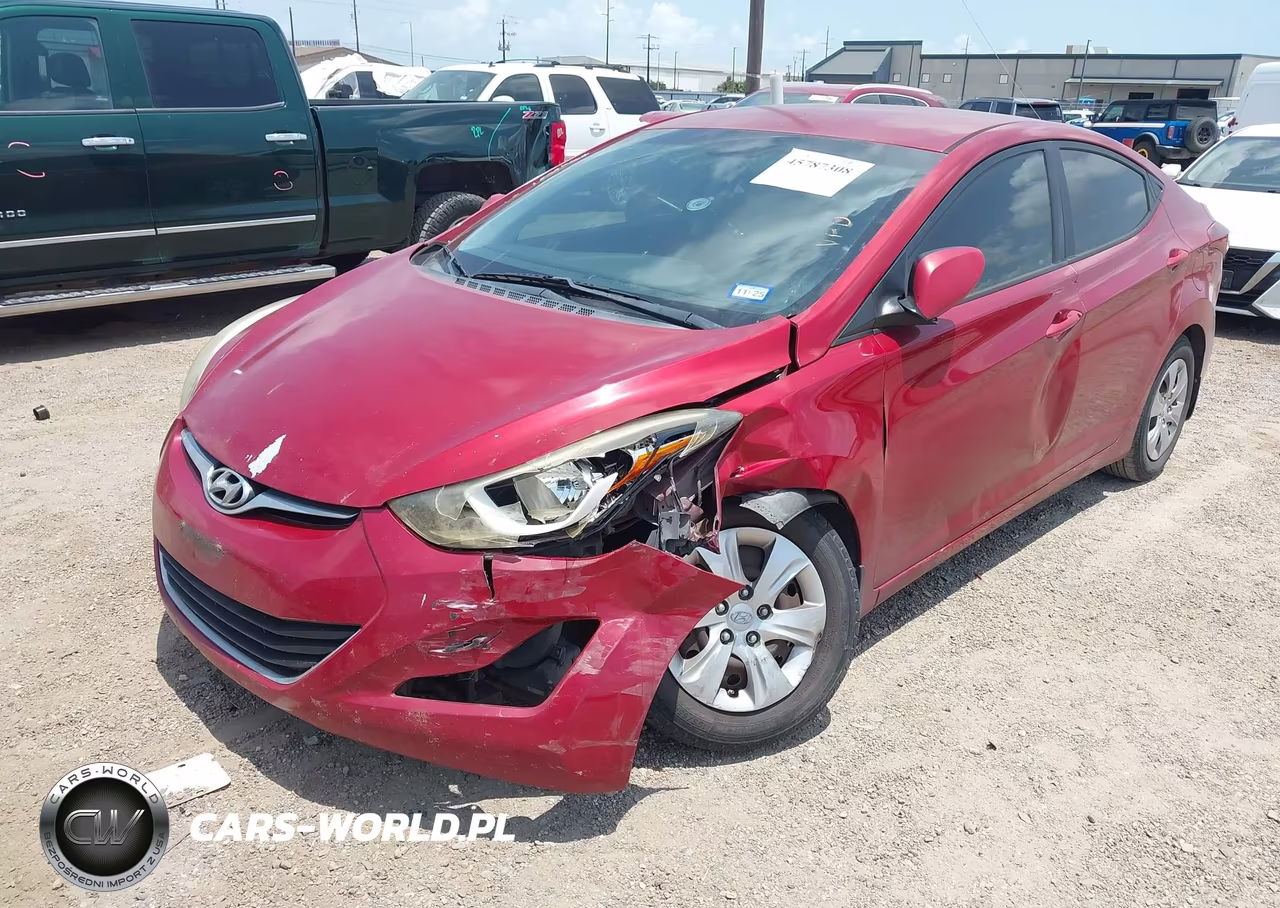 2016 Hyundai Elantra Se VIN:KMHDH4AE6GU640563 - 2
