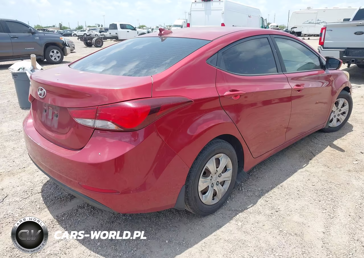 2016 Hyundai Elantra Se VIN:KMHDH4AE6GU640563 - 4