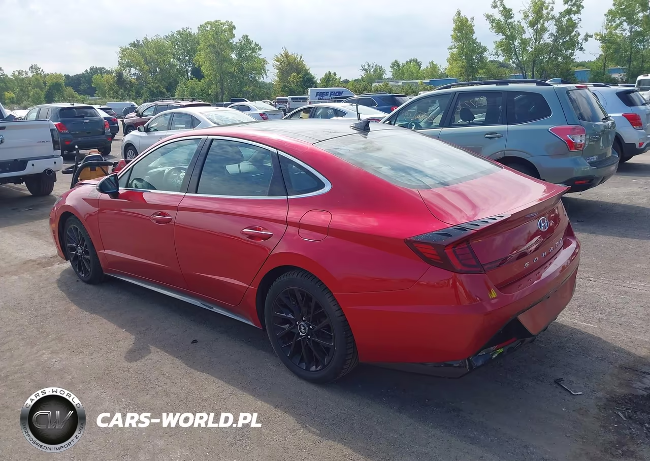 2020 Hyundai Sonata Sel Plus VIN:5NPEJ4J28LH007442 - 3