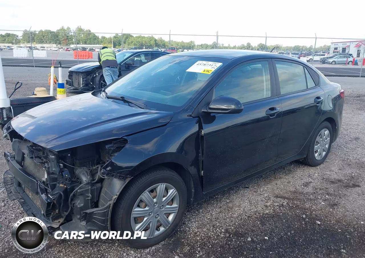 2021 Kia Rio Lx VIN:3KPA24AD8ME382945 - 2