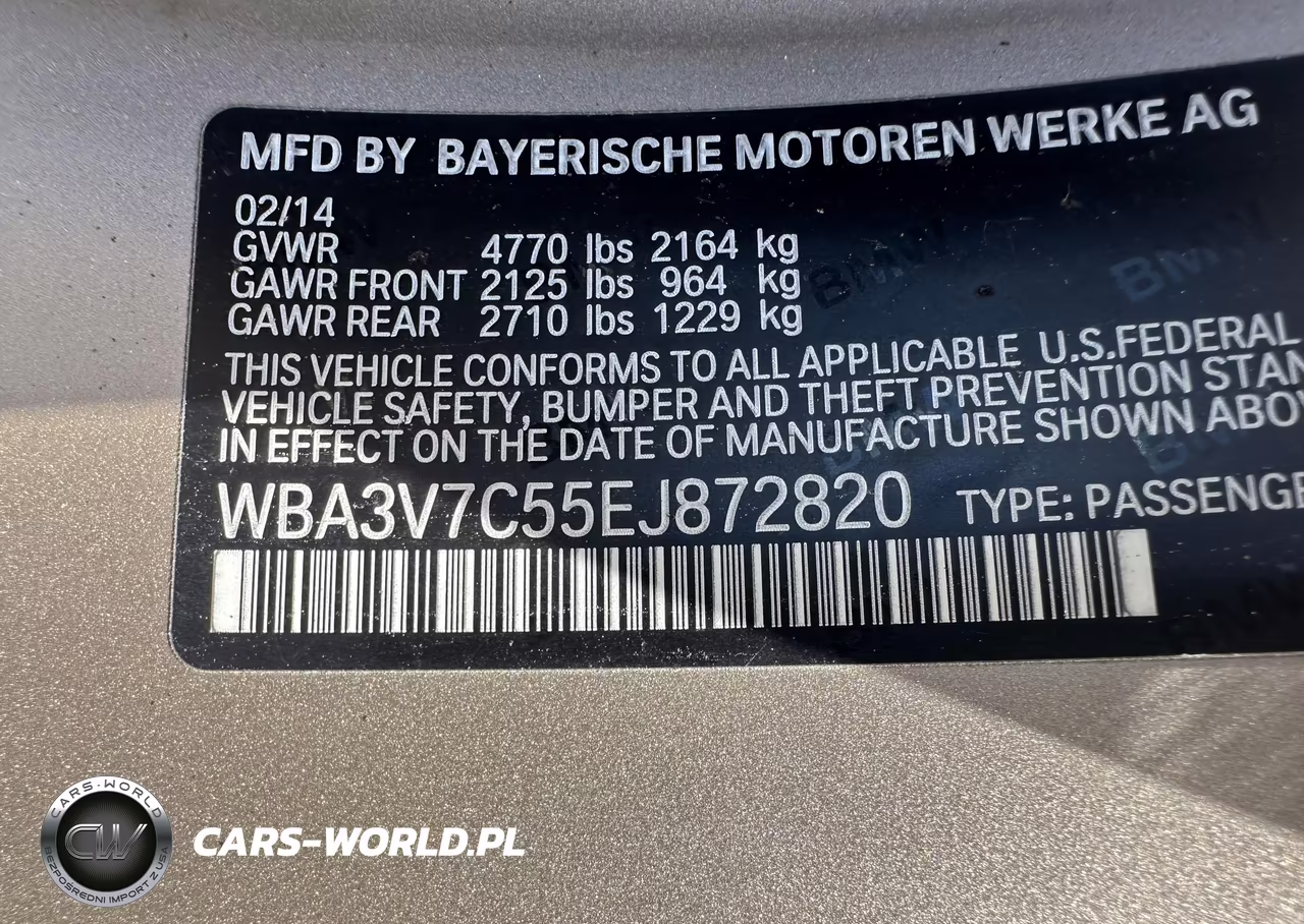 2014 BMW 428I VIN:WBA3V7C55EJ872820 - 9