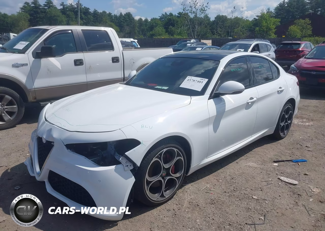 2020 Alfa Romeo Giulia Ti Sport Awd VIN:ZARFANBN7L7637708 - 2