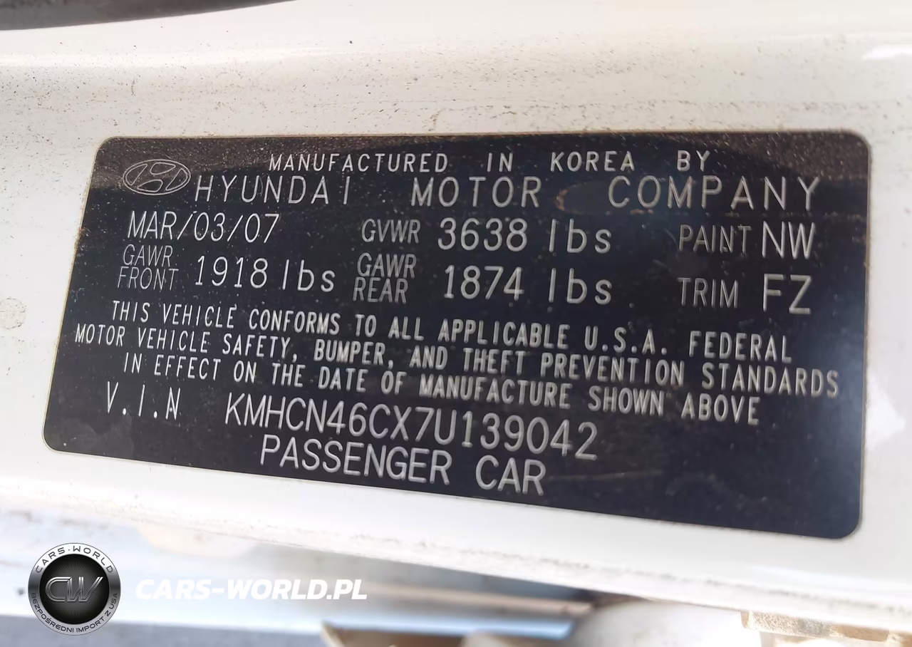 2007 Hyundai Accent Gls VIN:KMHCN46CX7U139042 - 9