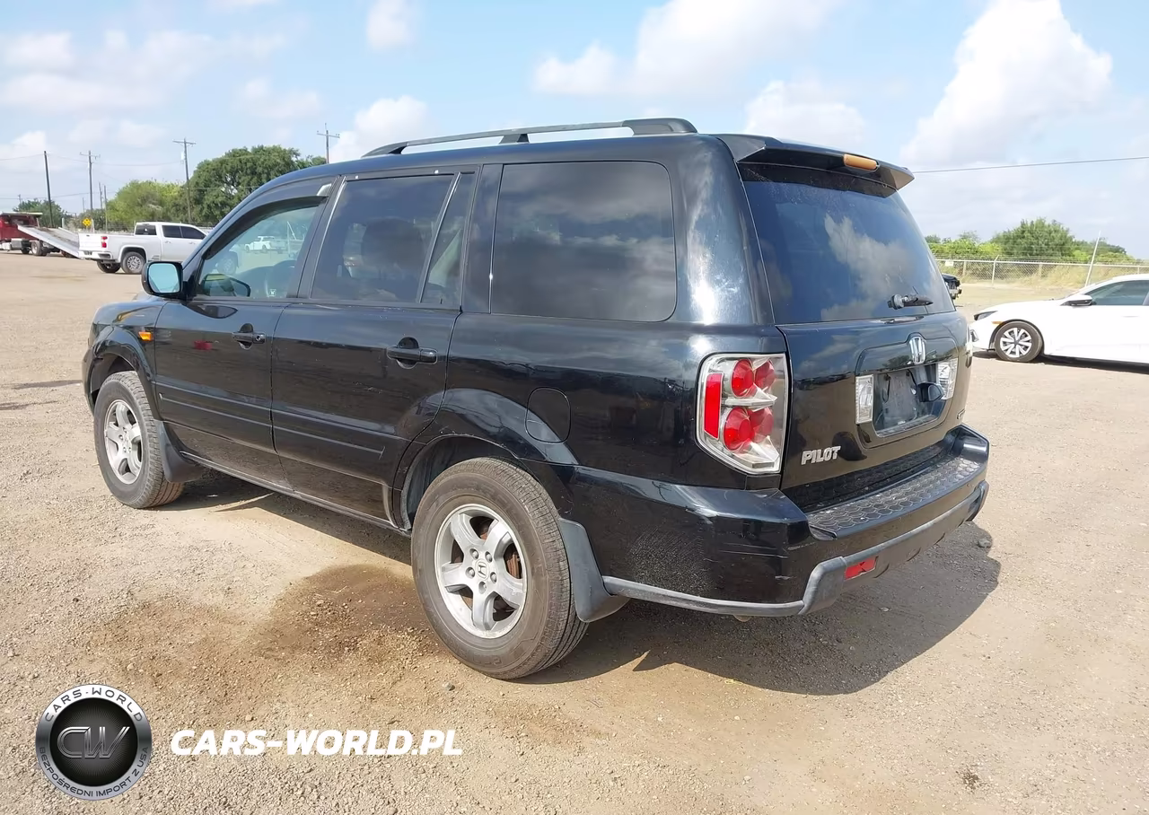 2007 Honda Pilot Ex-L VIN:5FNYF18797B025533 - 3