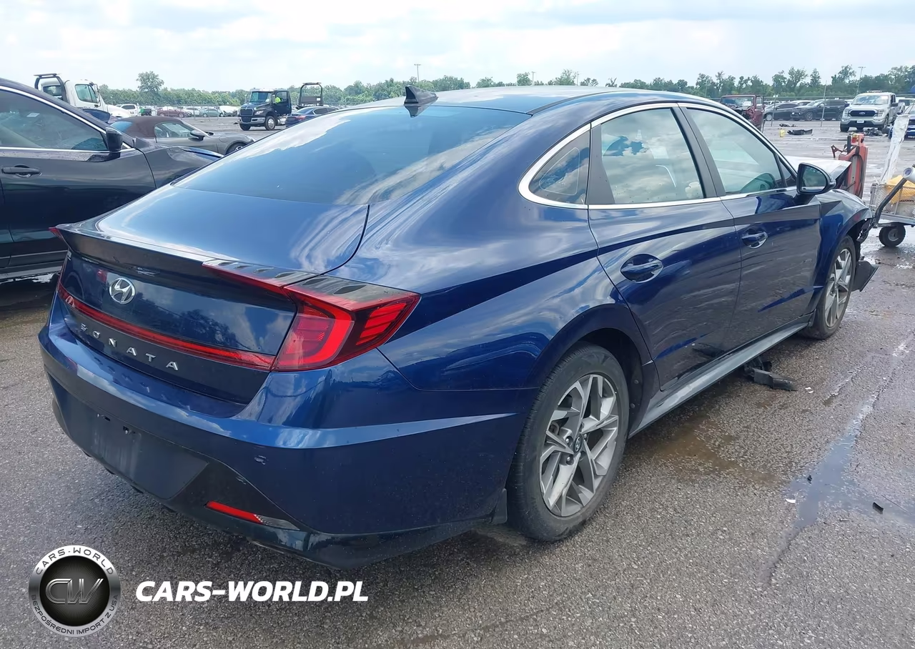 2021 Hyundai Sonata Sel VIN:5NPEL4JA4MH128536 - 4