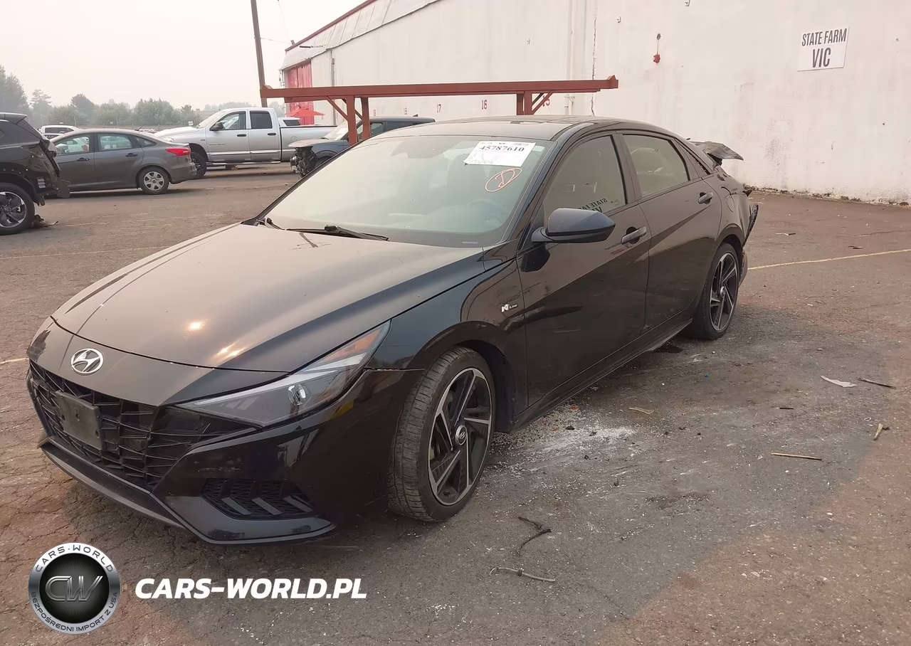 2022 Hyundai Elantra N Line VIN:KMHLR4AF9NU240608 - 2