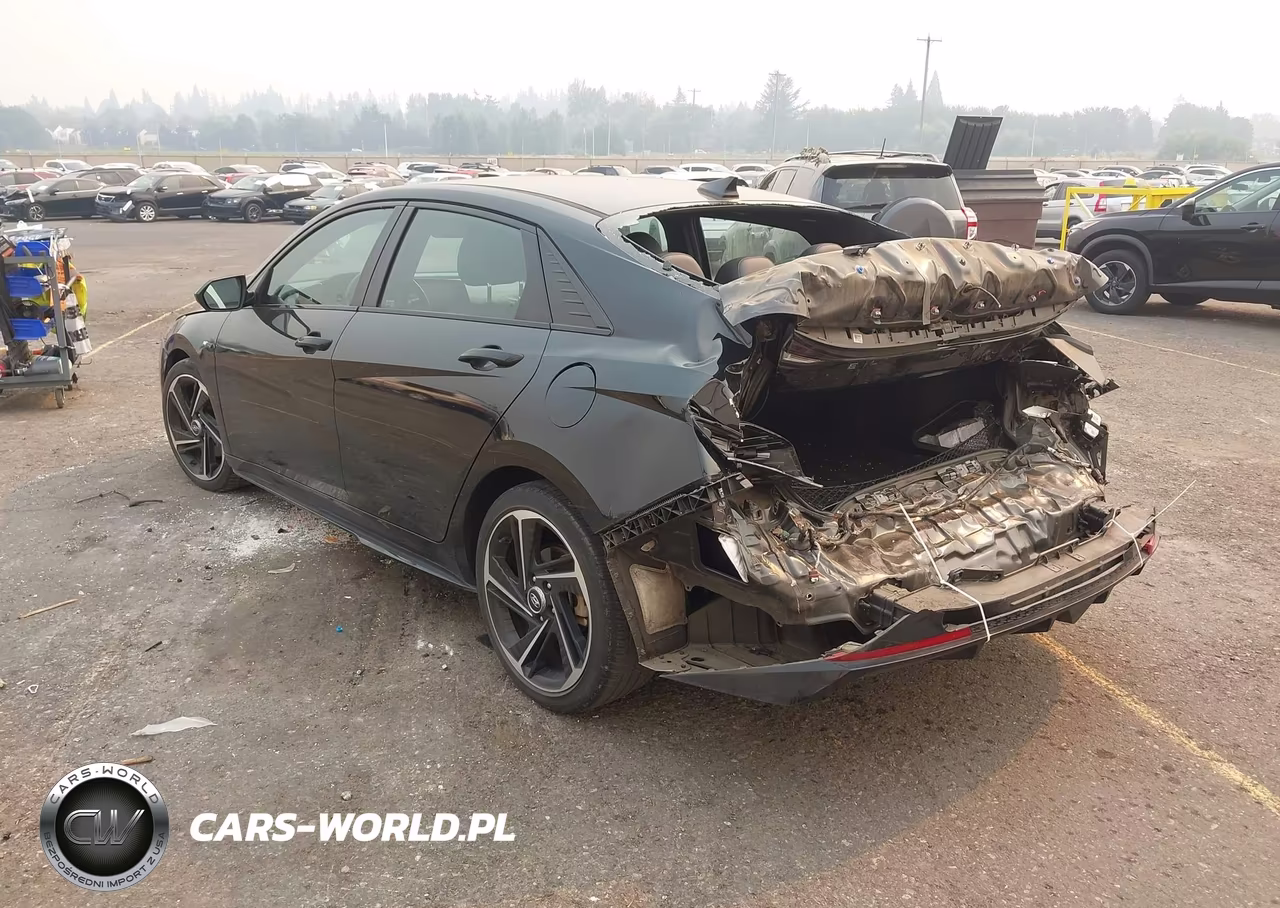 2022 Hyundai Elantra N Line VIN:KMHLR4AF9NU240608 - 3