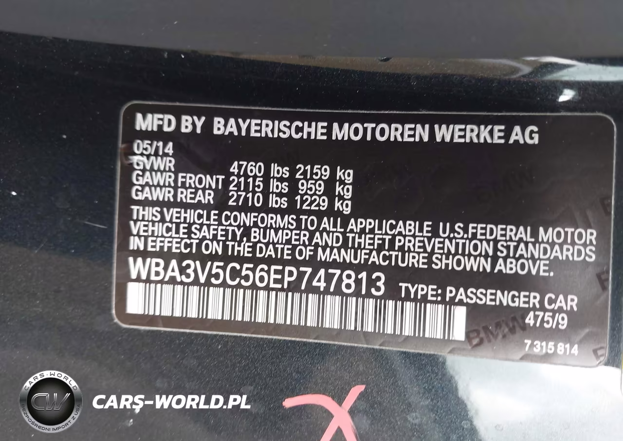 2014 BMW 428I VIN:WBA3V5C56EP747813 - 9