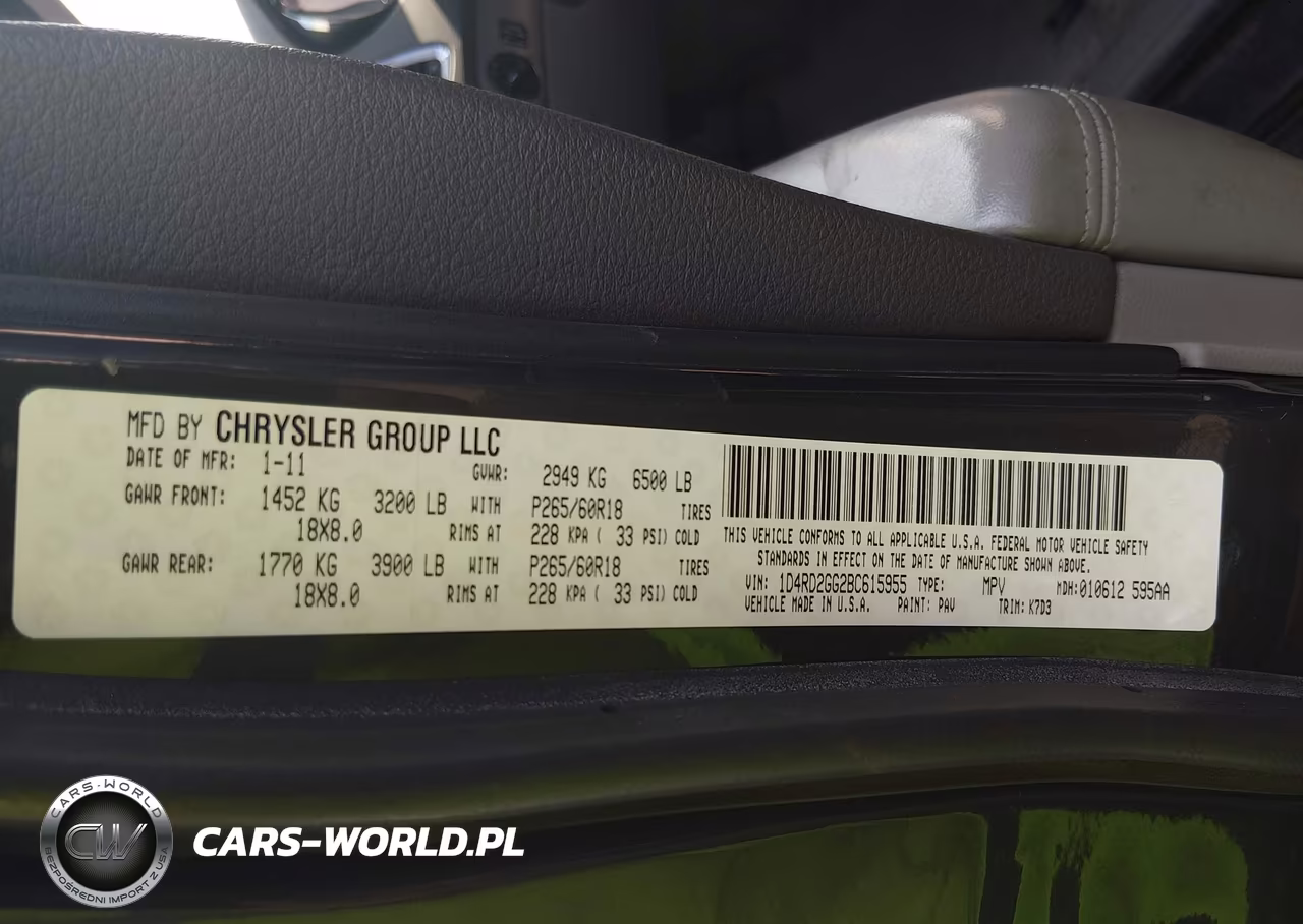 2011 Dodge Durango Express VIN:1D4RD2GG2BC615955 - 9