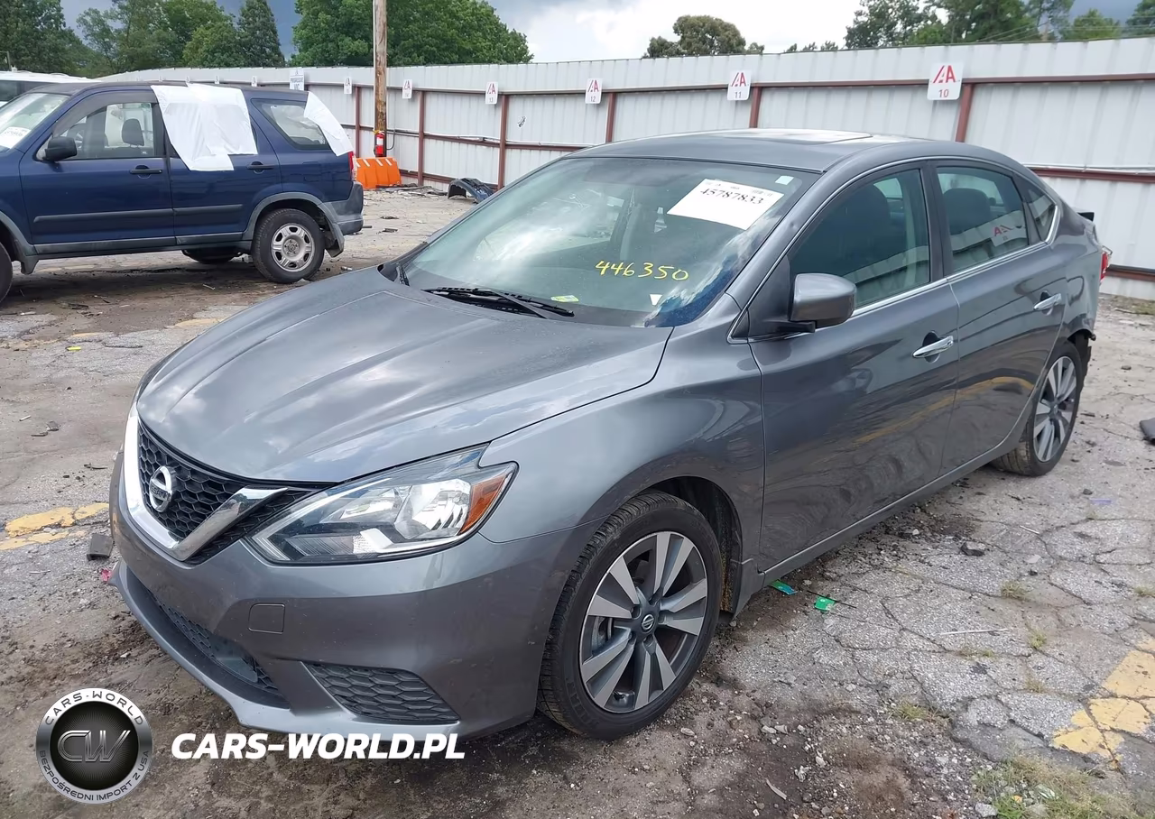 2019 Nissan Sentra Sv VIN:3N1AB7APXKY446350 - 2
