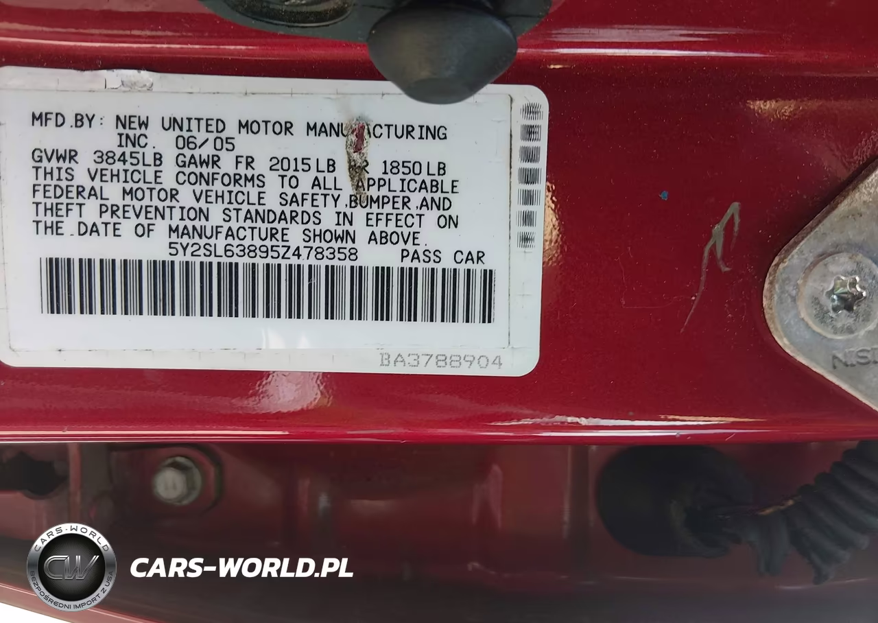 2005 Pontiac Vibe VIN:5Y2SL63895Z478358 - 9