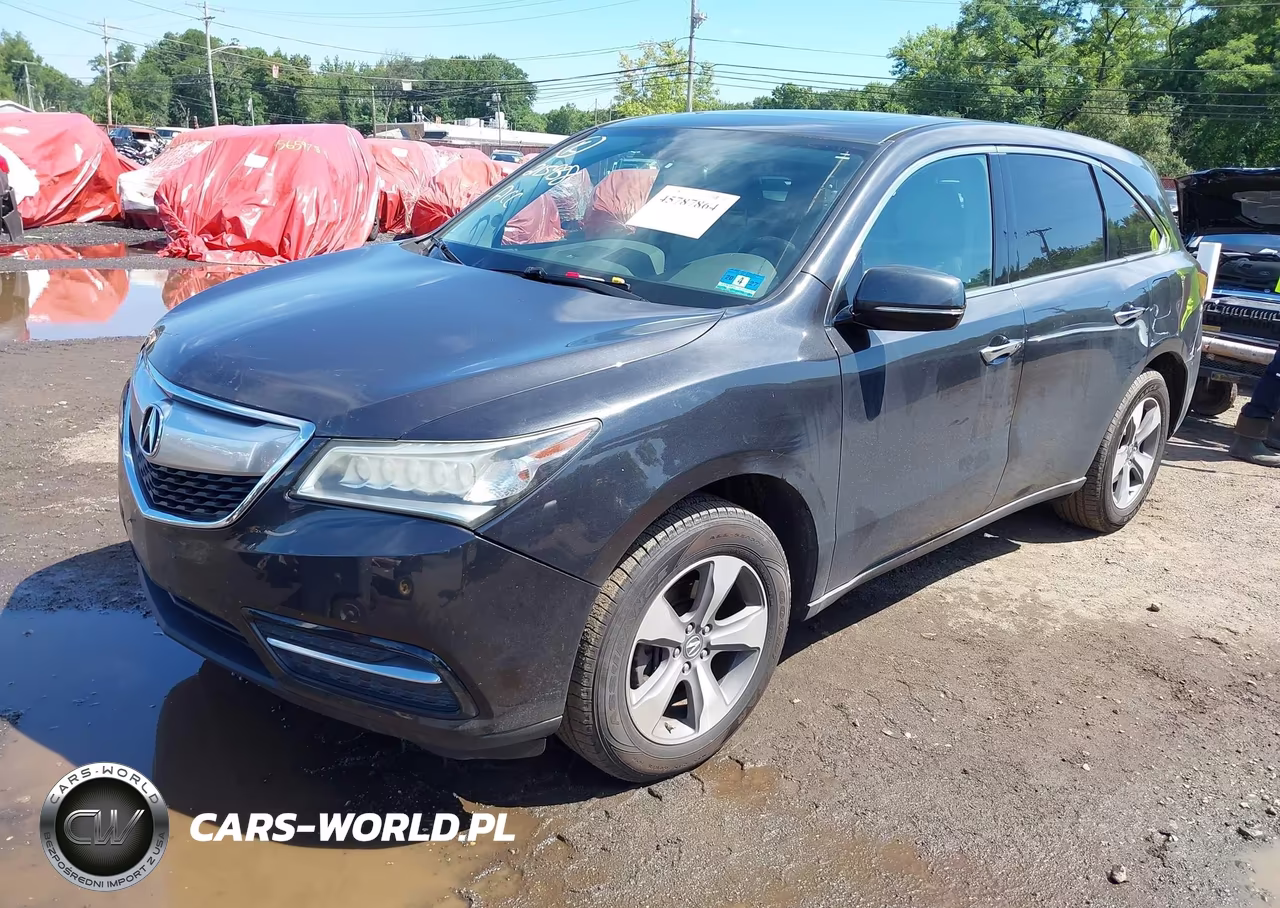 2014 Acura Mdx VIN:5FRYD4H20EB035696 - 2