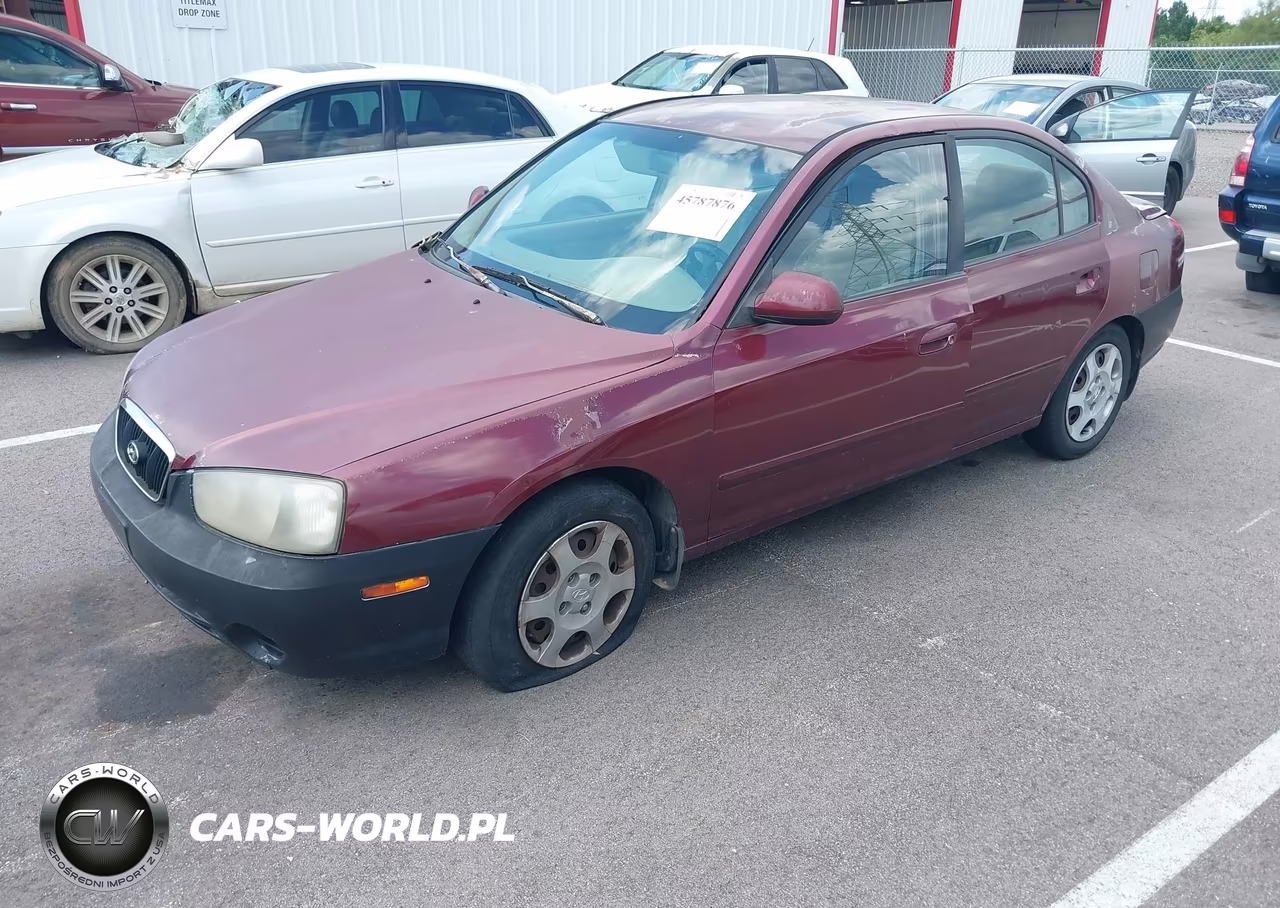 2001 Hyundai Elantra Gls VIN:KMHDN45D41U215781 - 2