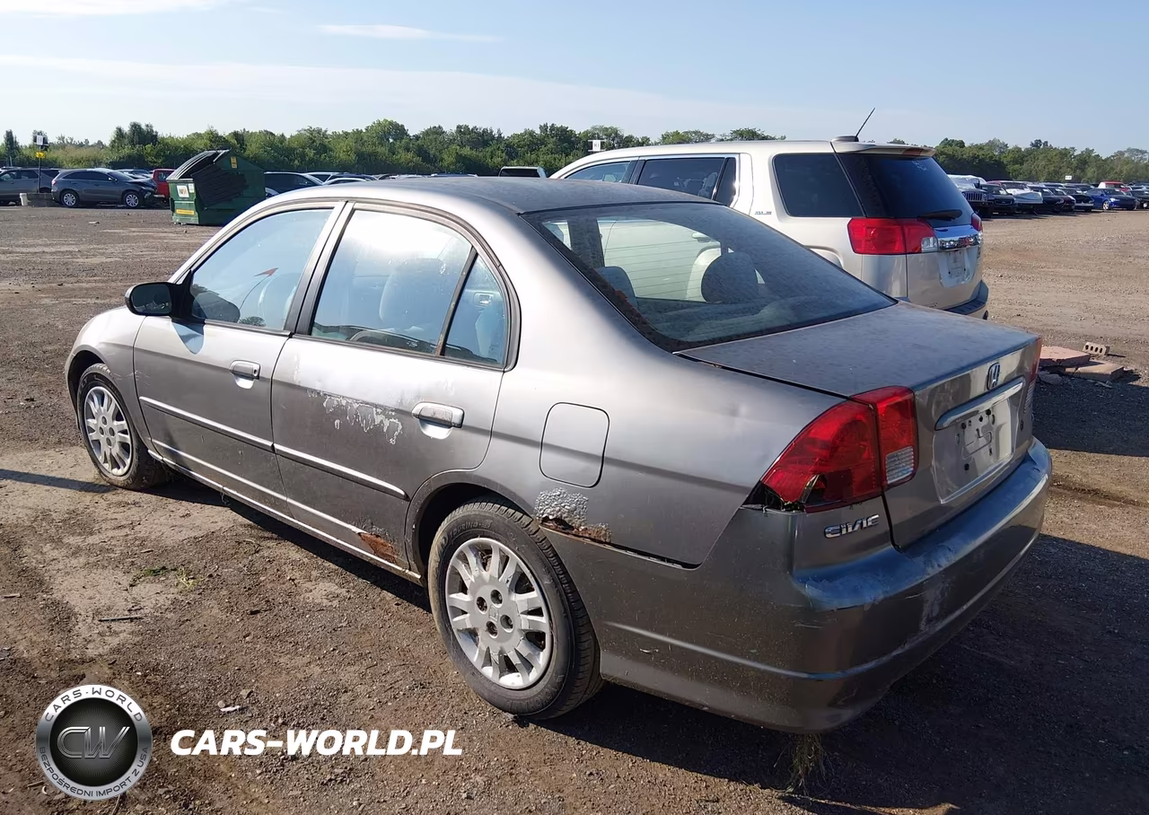 2004 Honda Civic Lx VIN:1HGES166X4L002605 - 3