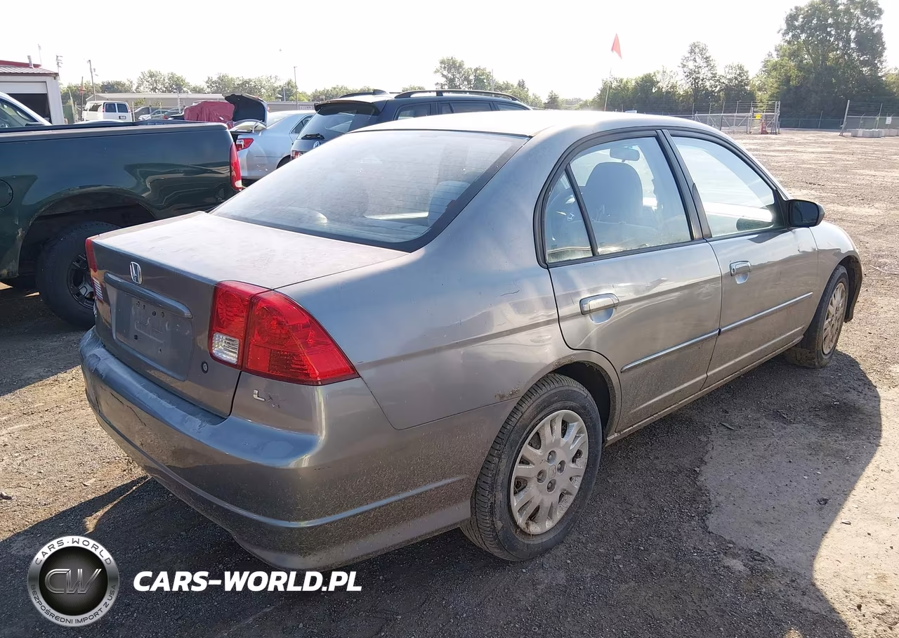 2004 Honda Civic Lx VIN:1HGES166X4L002605 - 4