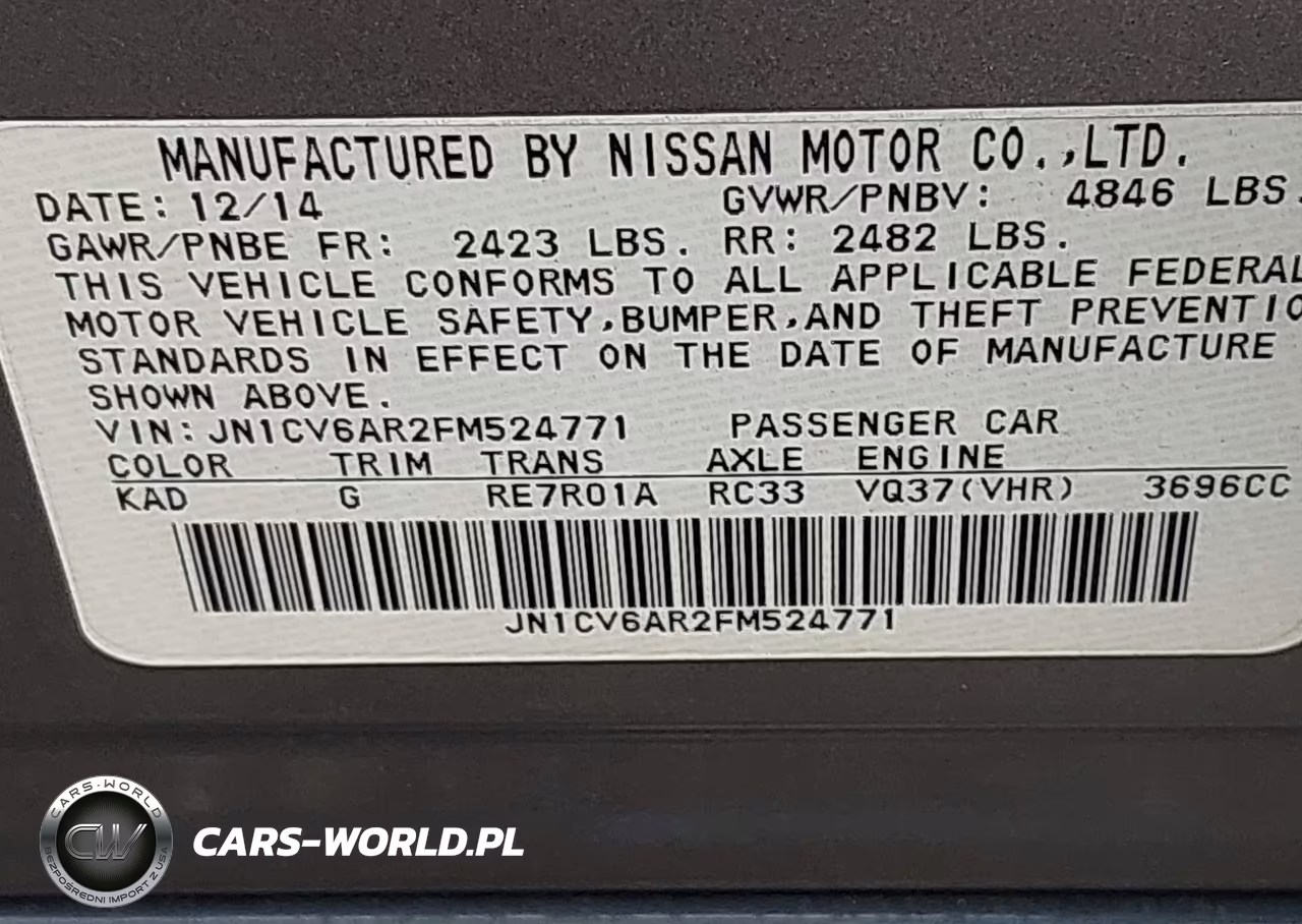 2015 Infiniti Q40 VIN:JN1CV6AR2FM524771 - 9
