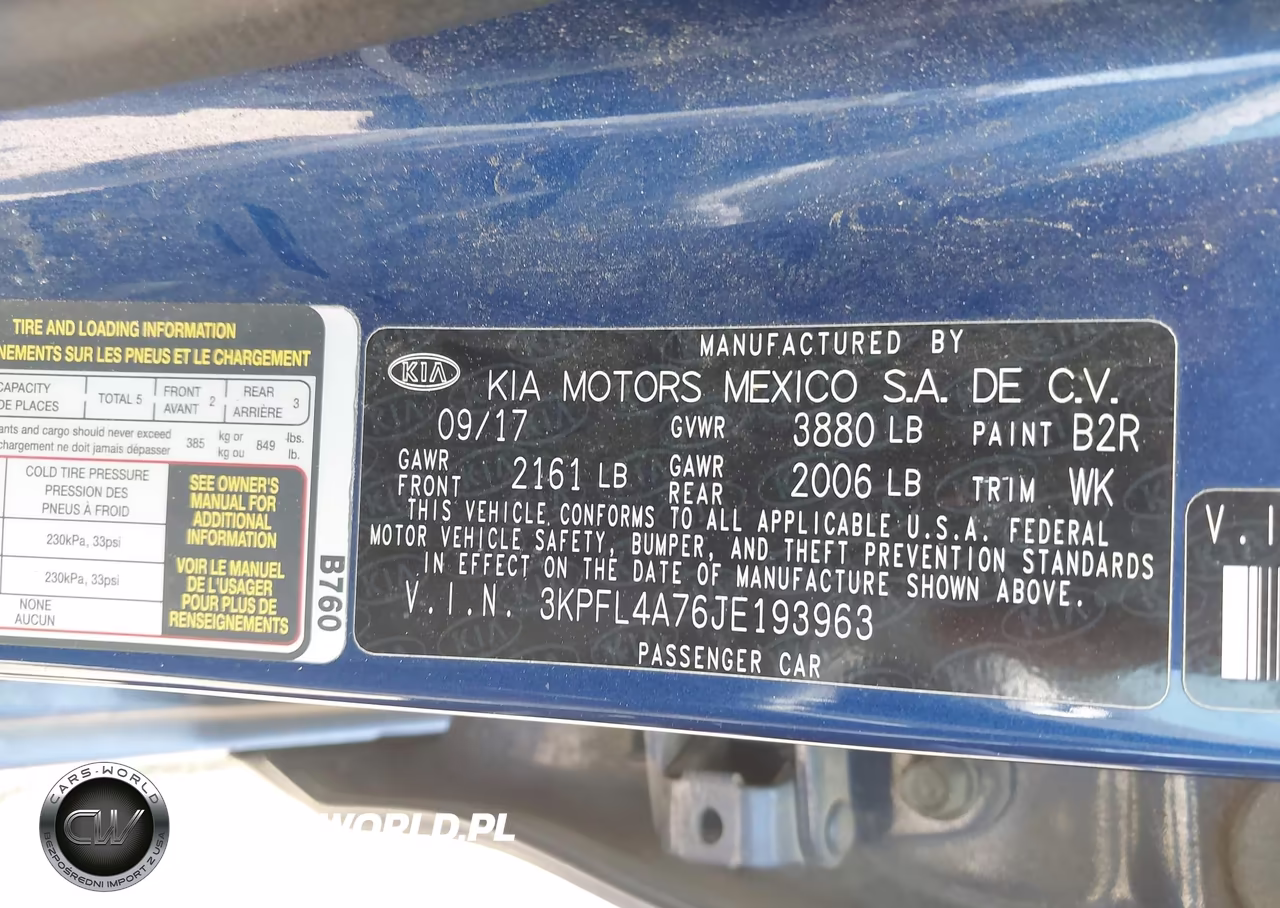 2018 Kia Forte Lx VIN:3KPFL4A76JE193963 - 9