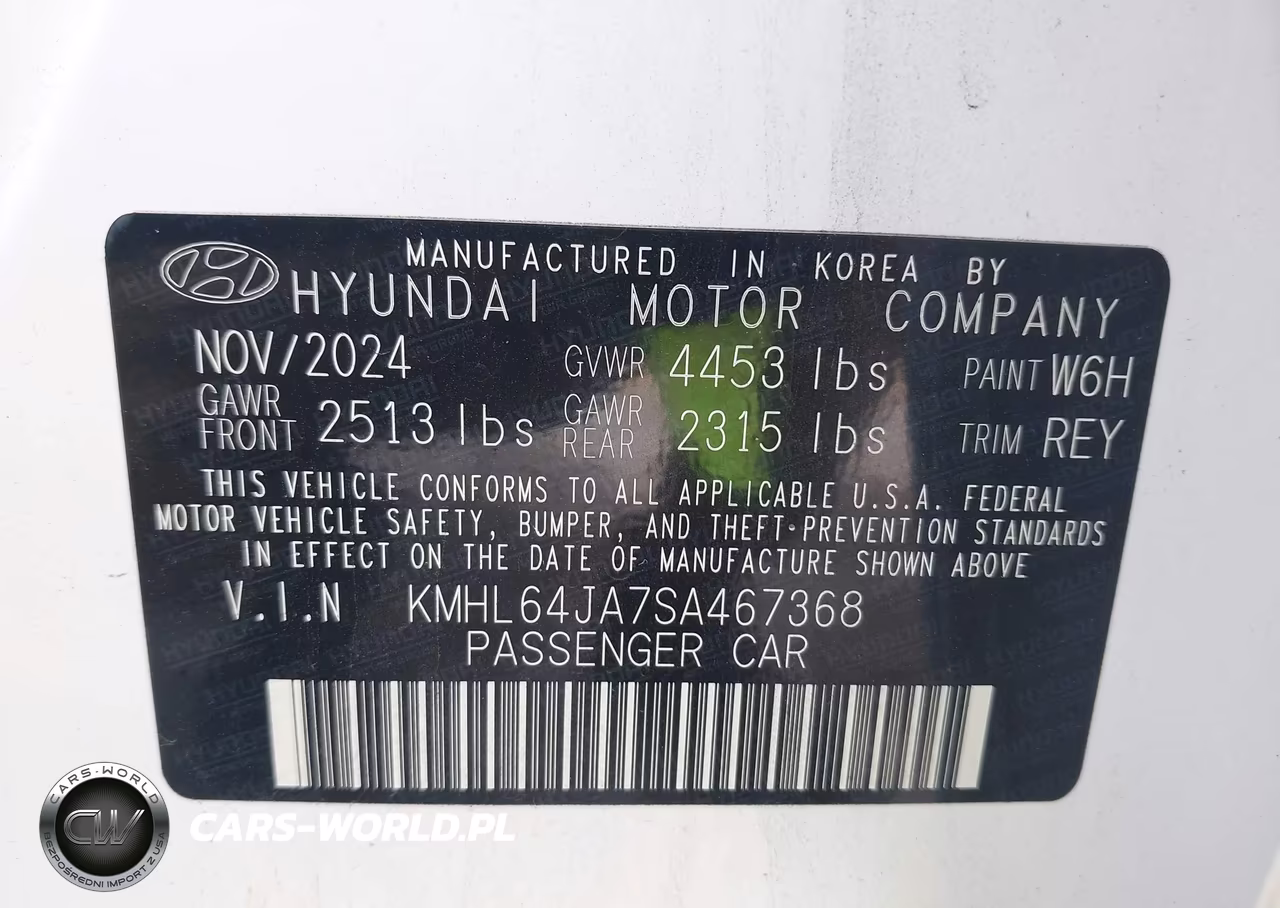 2025 Hyundai Sonata Sel VIN:KMHL64JA7SA467368 - 9