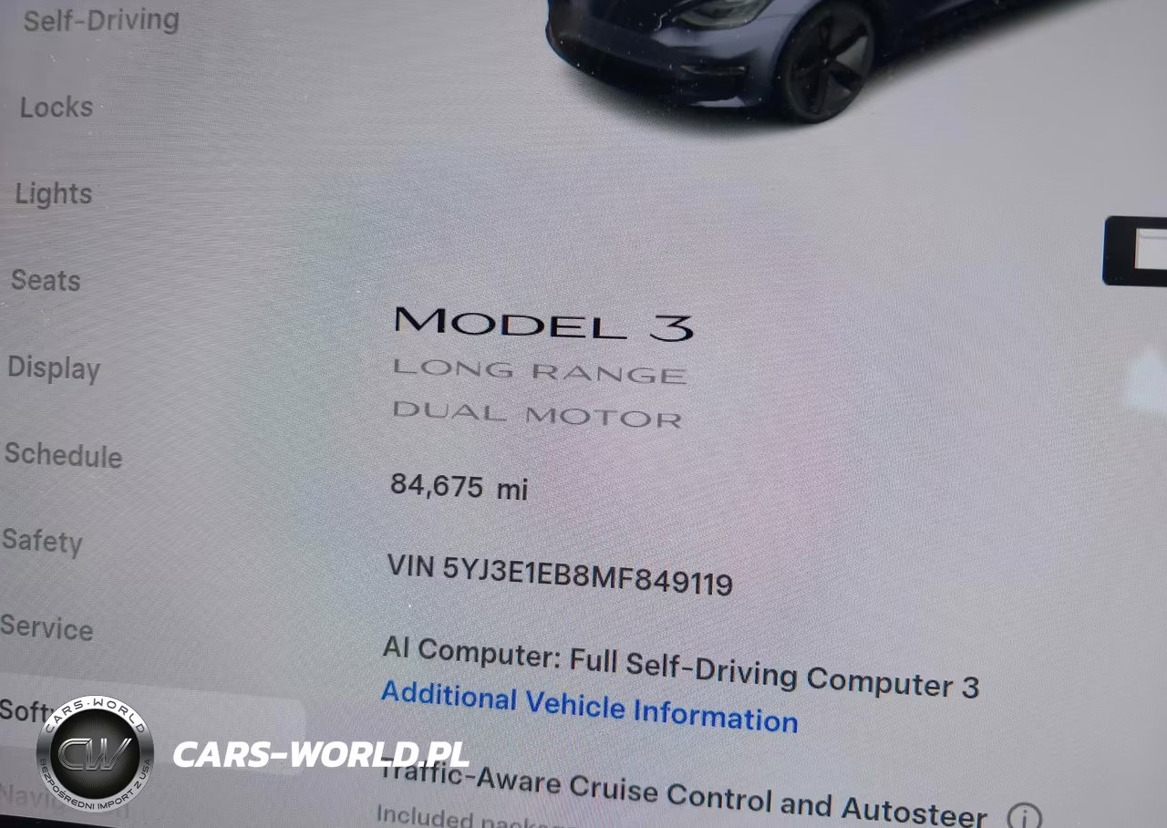 2021 Tesla Model 3 Long Range Dual Motor All-Wheel Drive VIN:5YJ3E1EB8MF849119 - 15