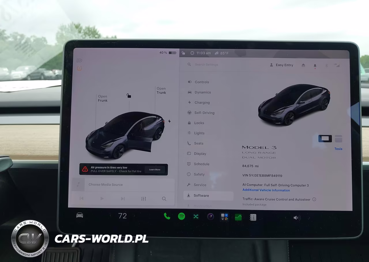 2021 Tesla Model 3 Long Range Dual Motor All-Wheel Drive VIN:5YJ3E1EB8MF849119 - 7
