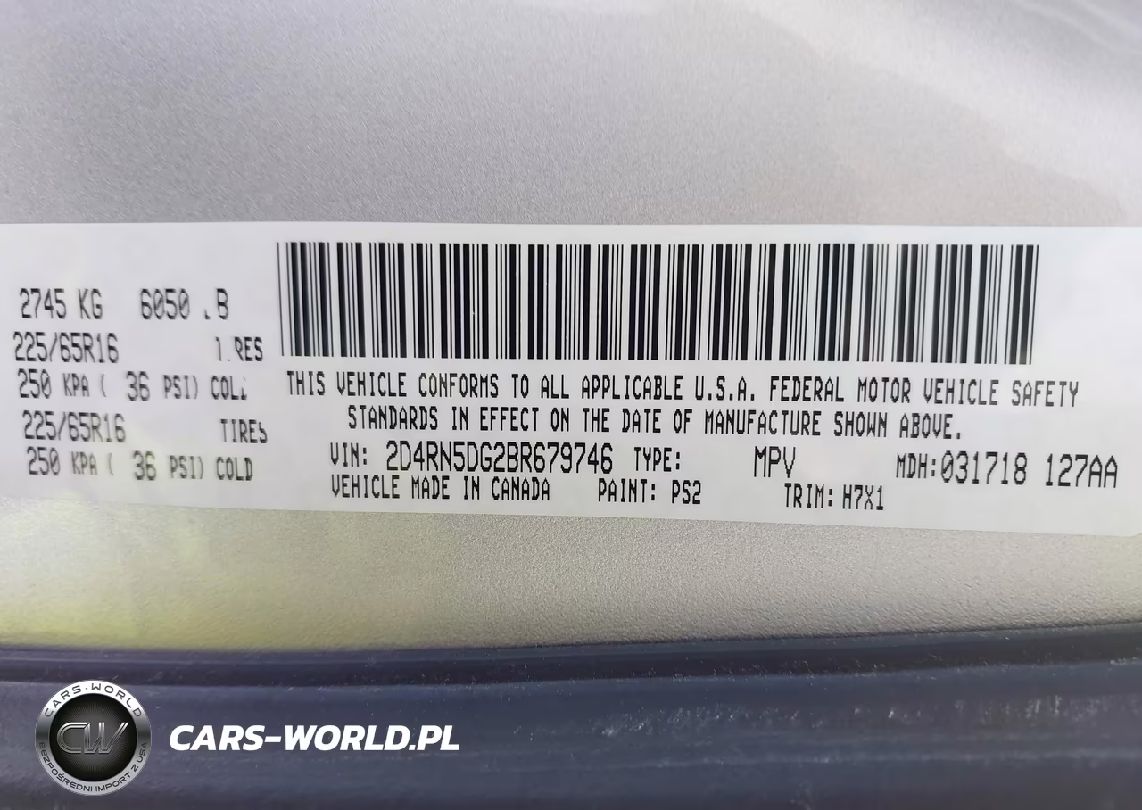 2011 Dodge Grand Caravan Crew VIN:2D4RN5DG2BR679746 - 9