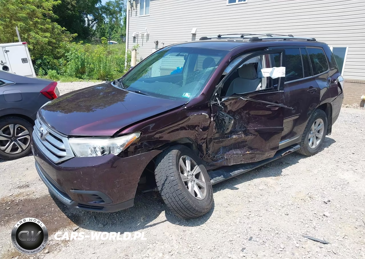2012 Toyota Highlander Base V6 VIN:5TDBK3EH4CS154845 - 2