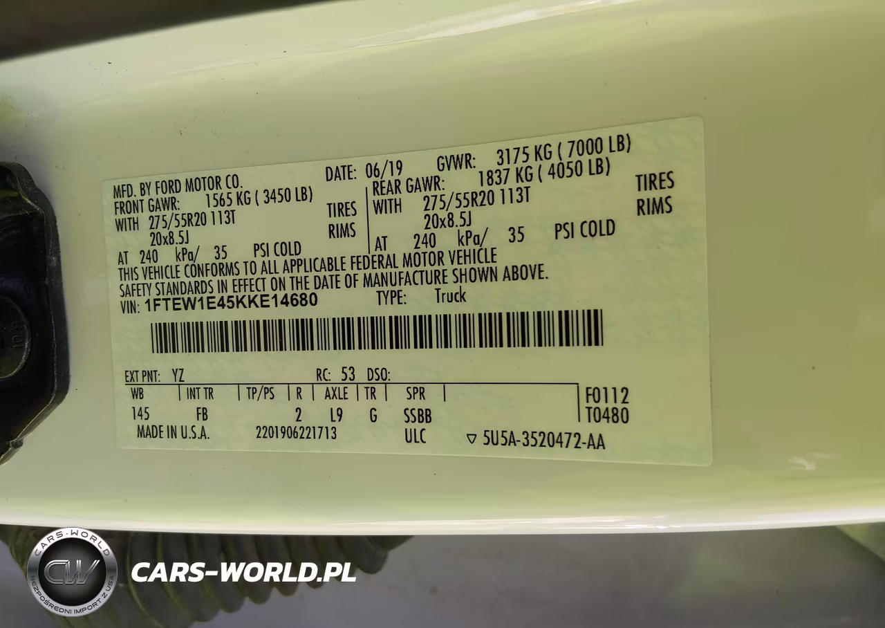 2019 Ford F-150 Xlt VIN:1FTEW1E45KKE14680 - 9