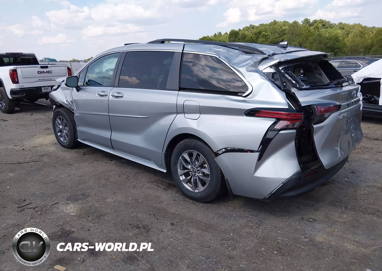 2021 Toyota Sienna Xle VIN:5TDYRKEC3MS040602 - 3