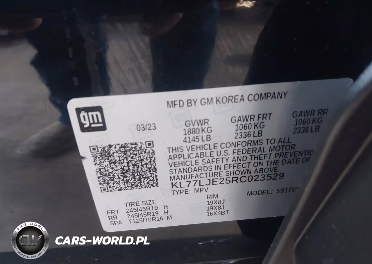 2024 Chevrolet Trax Fwd 2Rs VIN:KL77LJE25RC023529 - 9