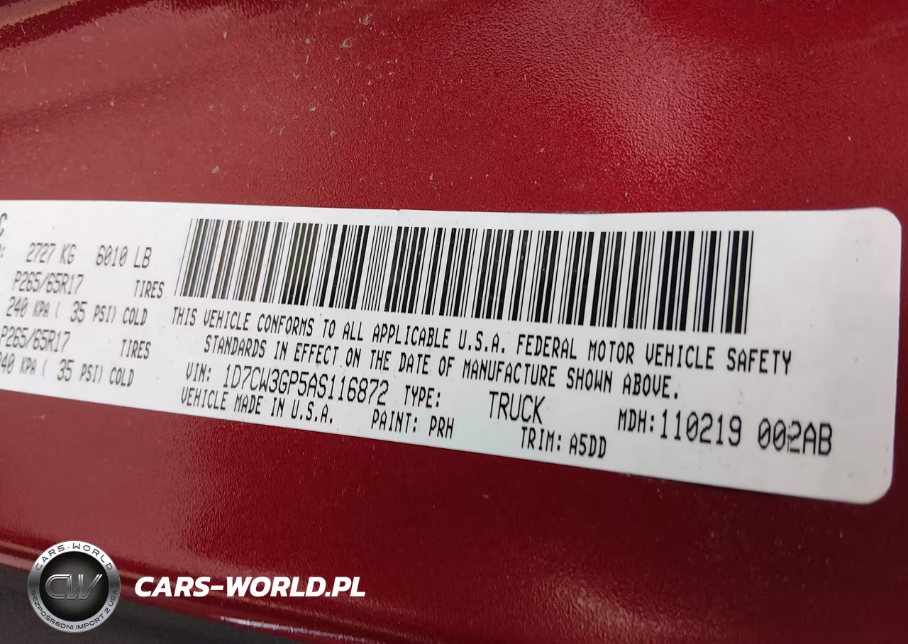 2010 Dodge Dakota Bighorn-Lonestar VIN:1D7CW3GP5AS116872 - 9
