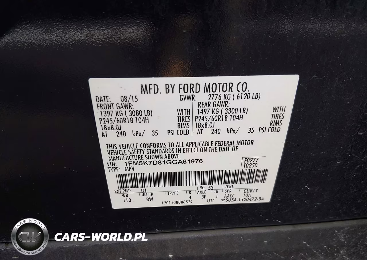 2016 Ford Explorer Xlt VIN:1FM5K7D81GGA61976 - 9