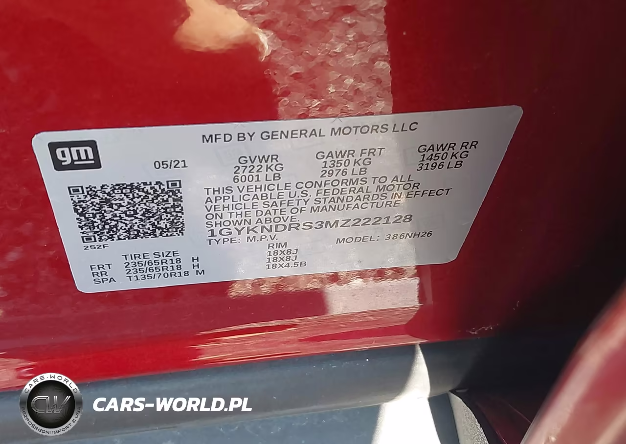 2021 Cadillac Xt5 Awd Premium Luxury VIN:1GYKNDRS3MZ222128 - 9