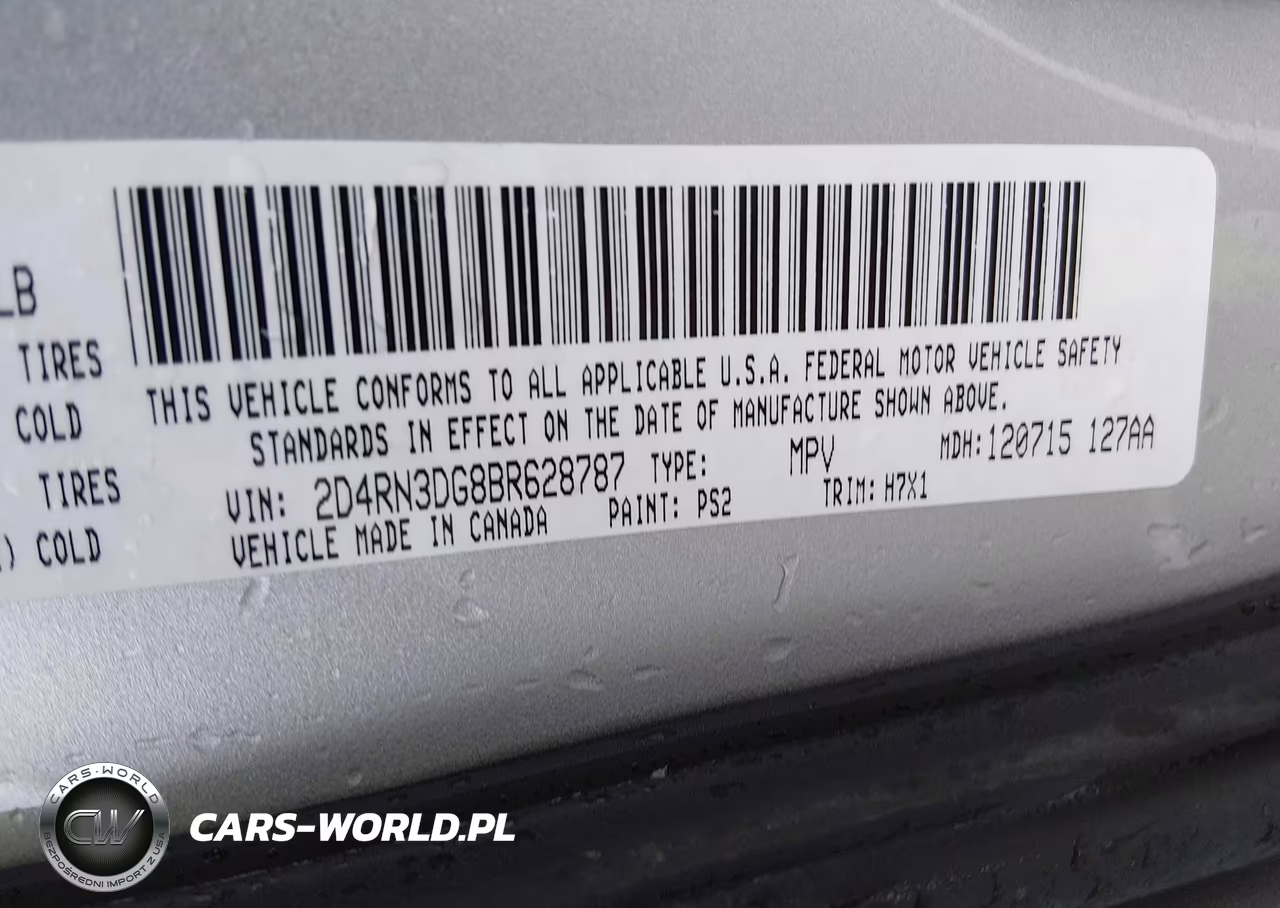 2011 Dodge Grand Caravan Mainstreet VIN:2D4RN3DG8BR628787 - 9