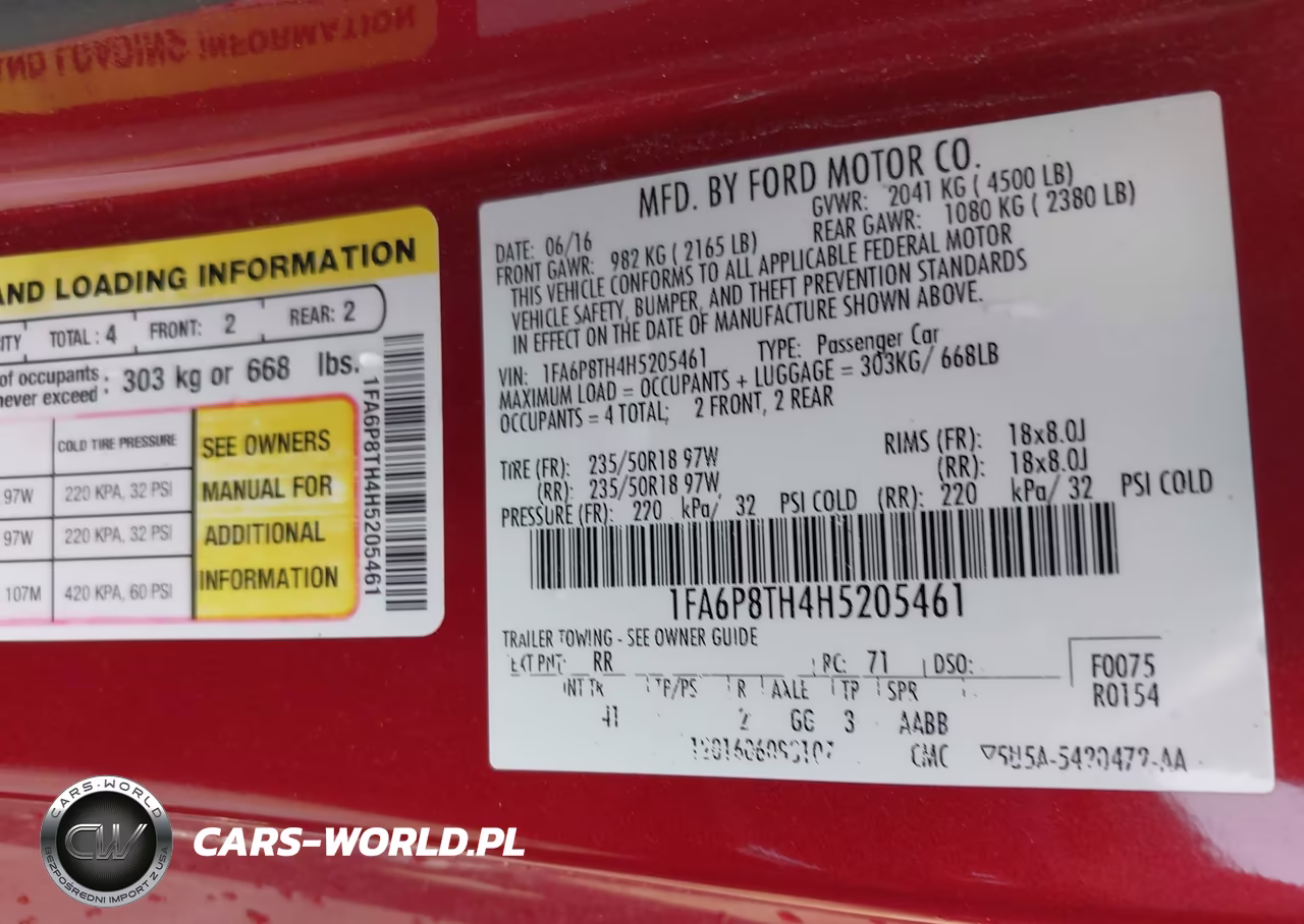 2017 Ford Mustang Ecoboost VIN:1FA6P8TH4H5205461 - 9