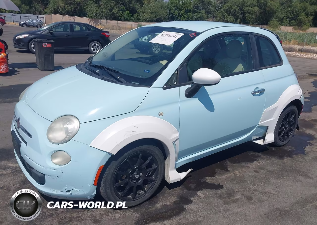2012 Fiat 500 Pop VIN:3C3CFFARXCT119617 - 2