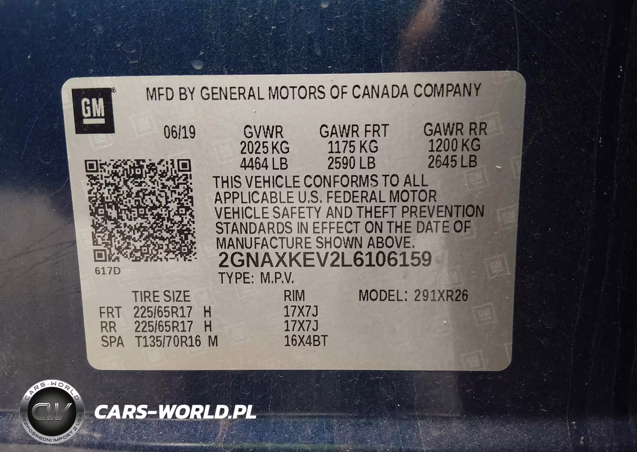 2020 Chevrolet Equinox Fwd Lt 1.5L Turbo VIN:2GNAXKEV2L6106159 - 9