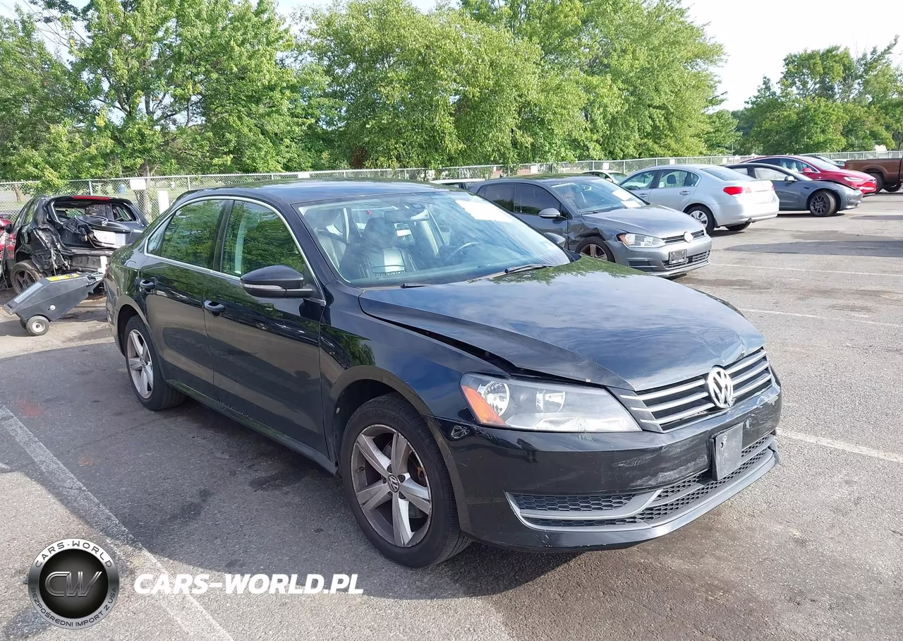 2012 Volkswagen Passat 2.5L Se VIN:1VWBP7A31CC021560 - 1