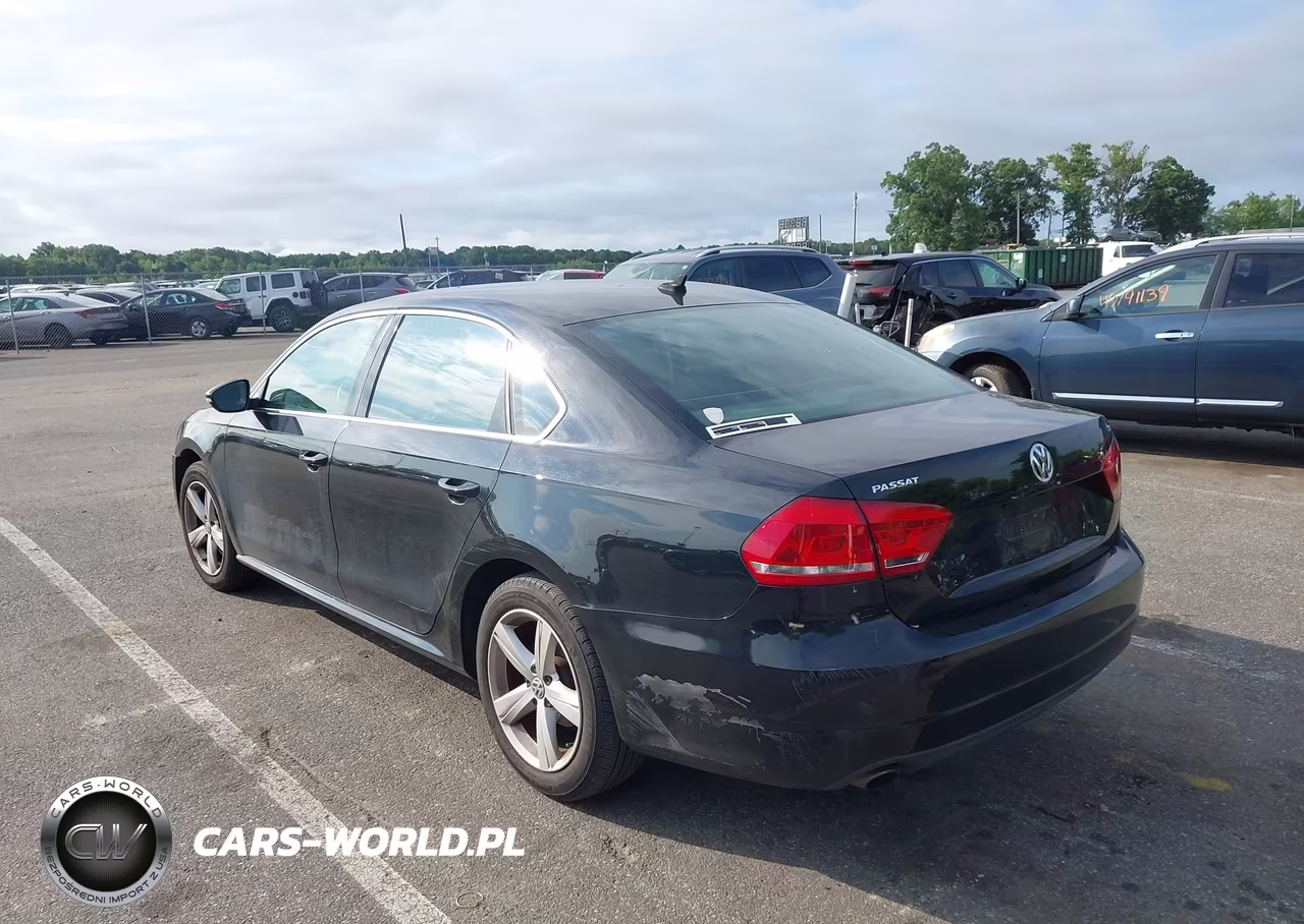 2012 Volkswagen Passat 2.5L Se VIN:1VWBP7A31CC021560 - 3
