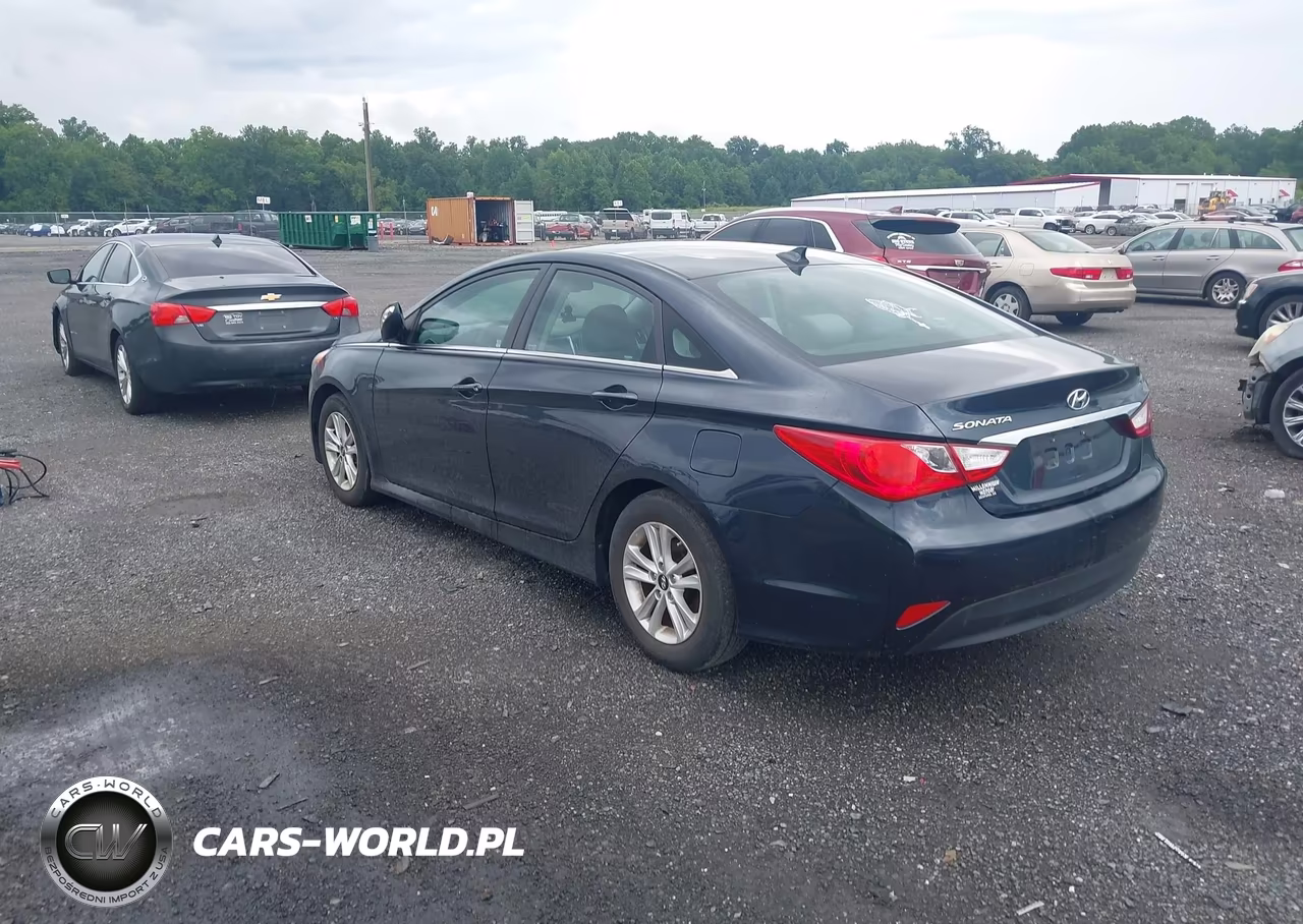 2014 Hyundai Sonata Gls VIN:5NPEB4ACXEH844119 - 3