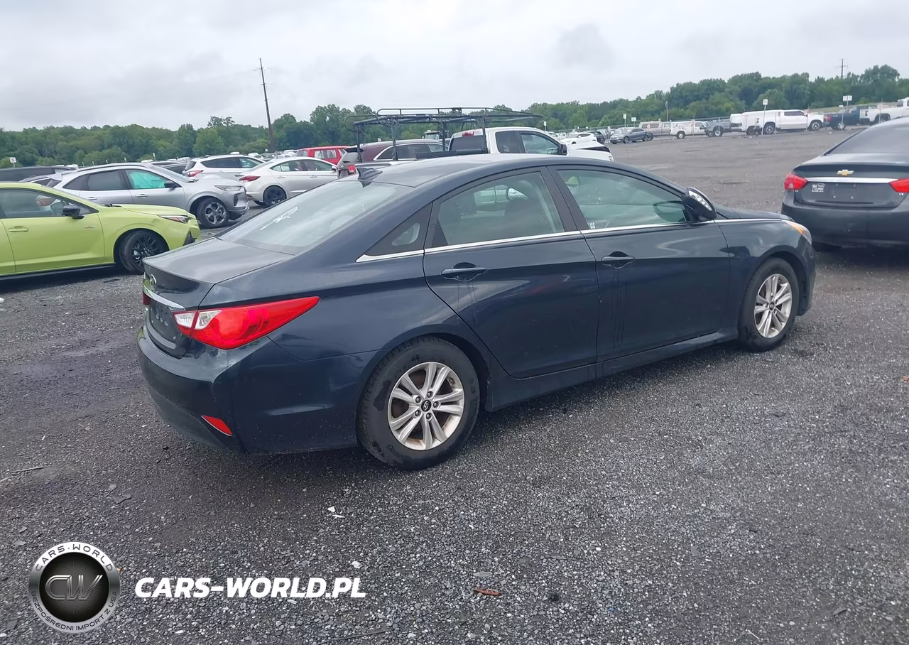 2014 Hyundai Sonata Gls VIN:5NPEB4ACXEH844119 - 4