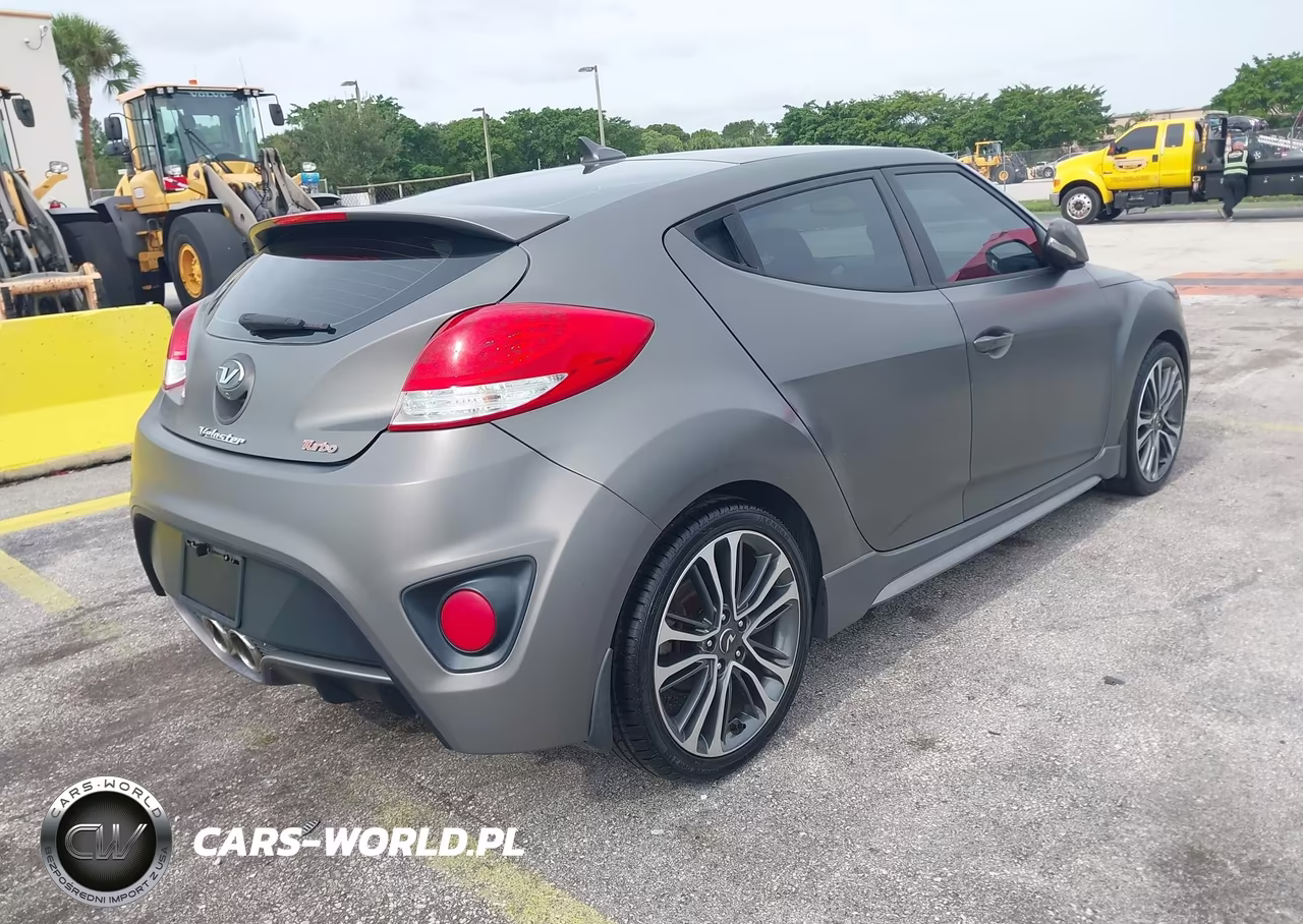 2016 Hyundai Veloster Turbo VIN:KMHTC6AE3GU265639 - 4