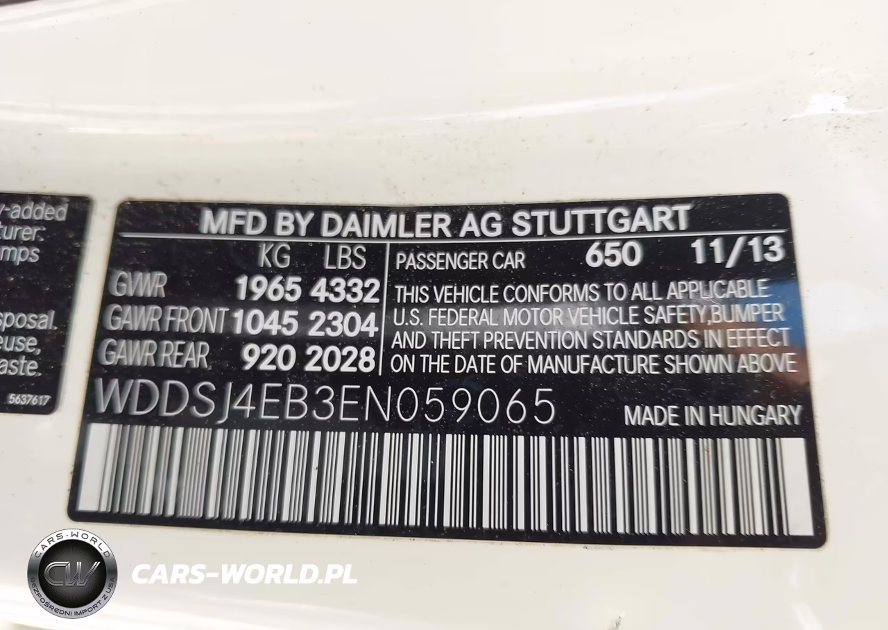 2014 Mercedes-Benz Cla 250 VIN:WDDSJ4EB3EN059065 - 9