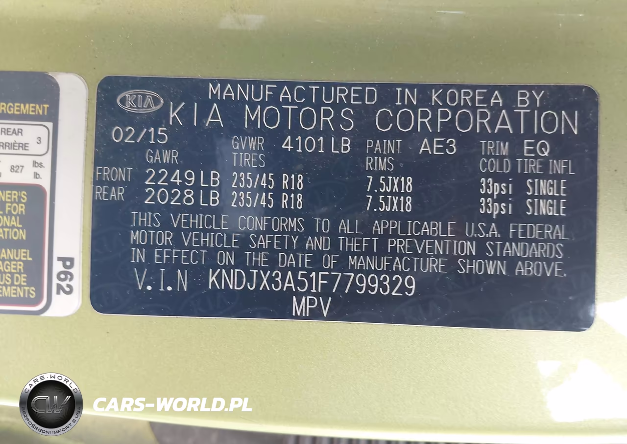 2015 Kia Soul ! VIN:KNDJX3A51F7799329 - 9